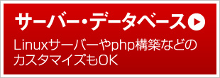 サーバー・データベース Linuxサーバーやphp構築などのカスタマイズもOK